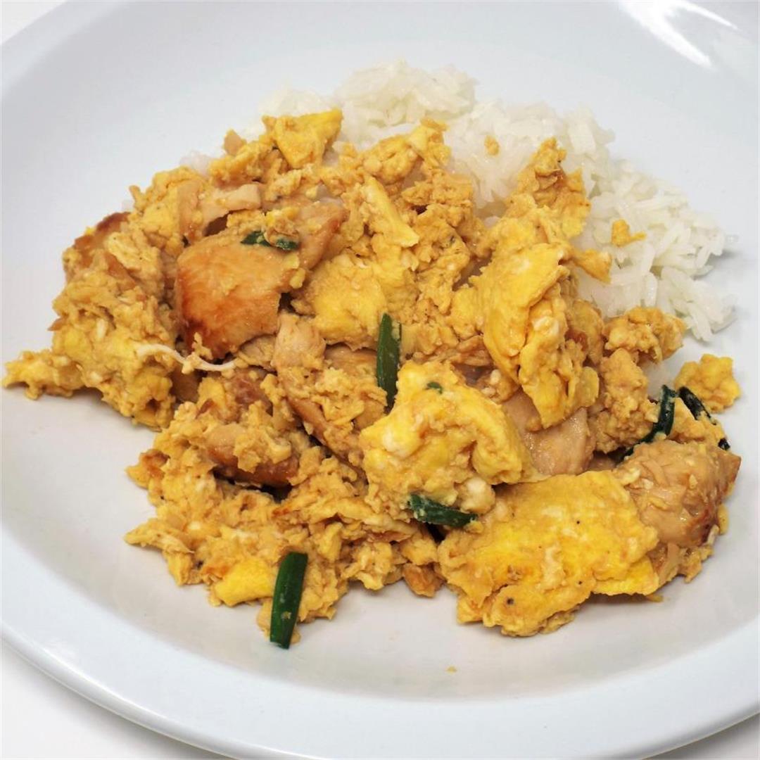 Asian Chicken and Scrambled Eggs