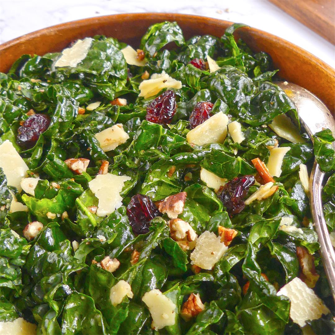 Kale Salad Recipe {Vegetarian, Gluten Free}
