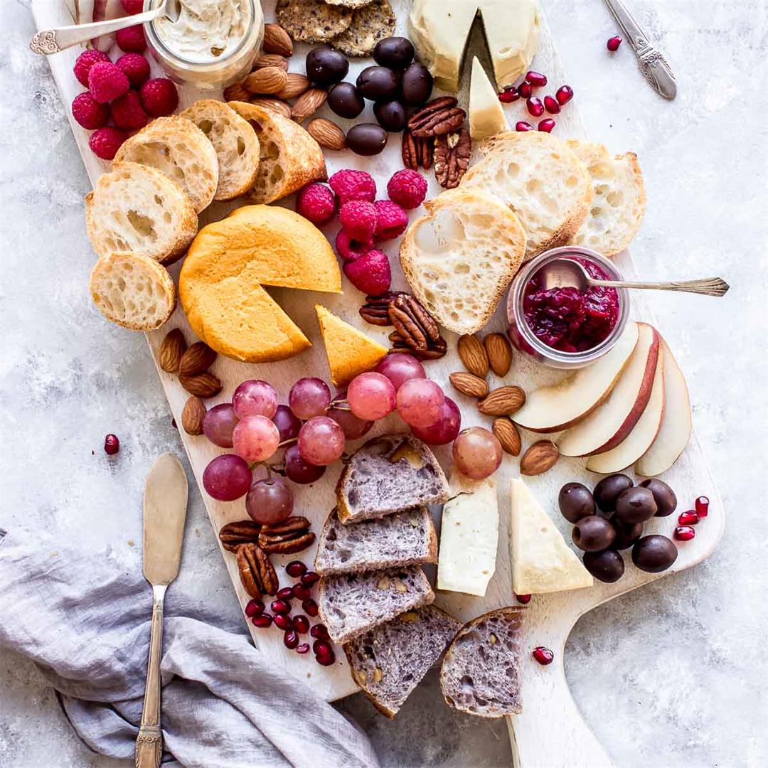 Vegan Cheese Board (Charcuterie Board)