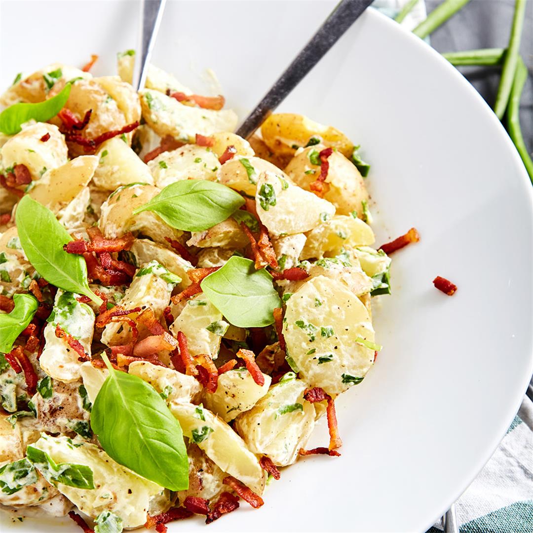 Jamie Oliver's Potato Salad with a Bacon