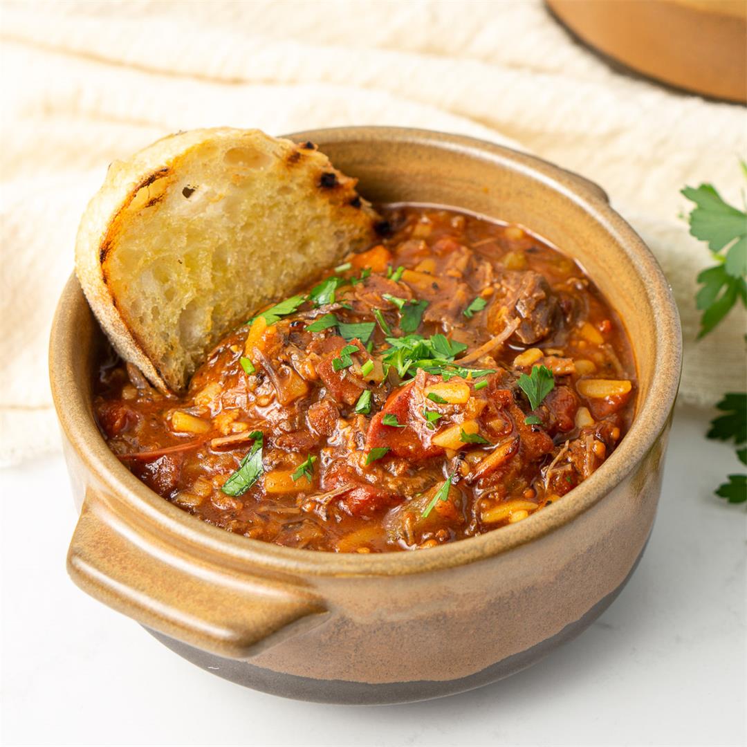 Beef Minestrone Soup