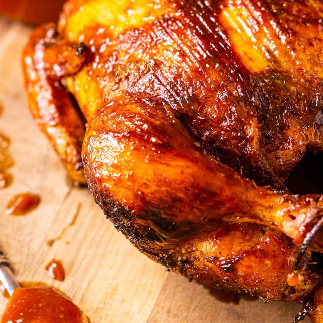Easy Smoked Whole Chicken