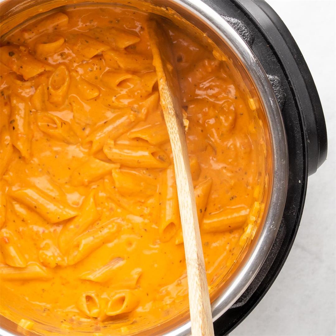 Instant Pot Pasta with Jar Sauce - From My Pantry