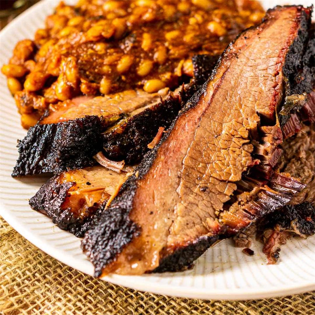 Smoked Pellet Grill Brisket (Texas Style)