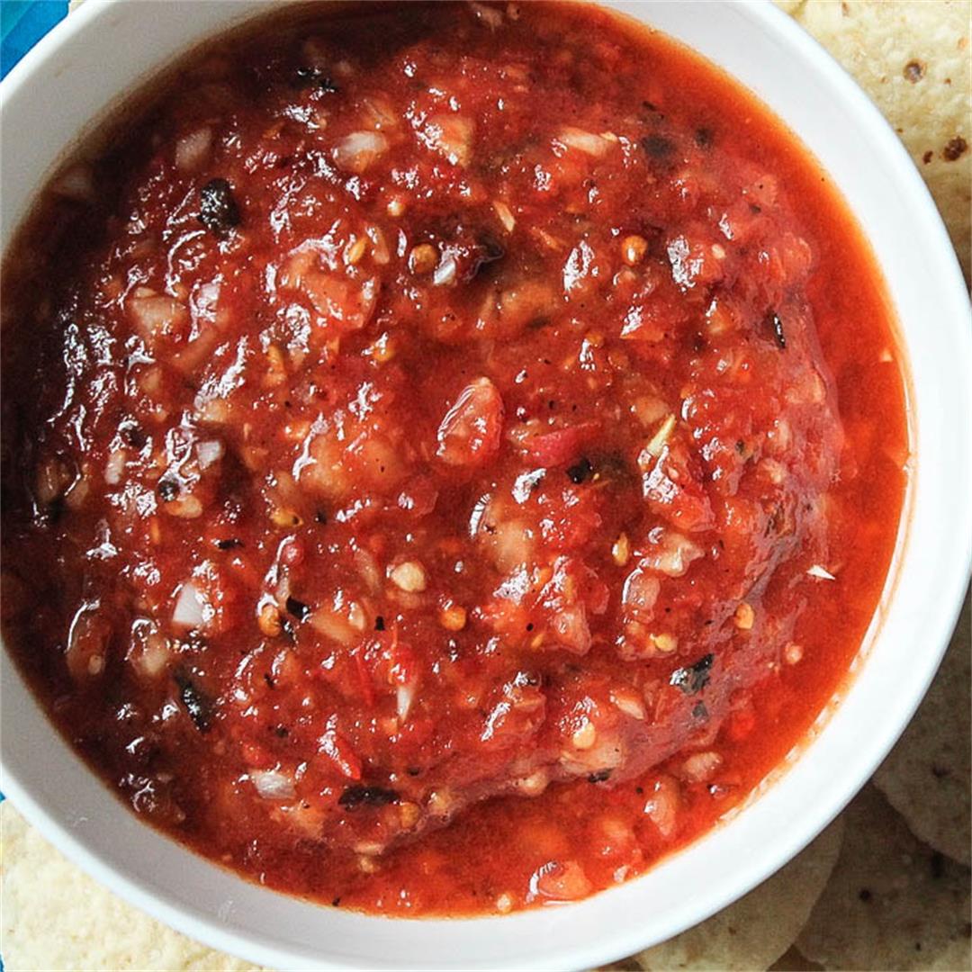 The Most Delicious Smoky Chipotle Salsa