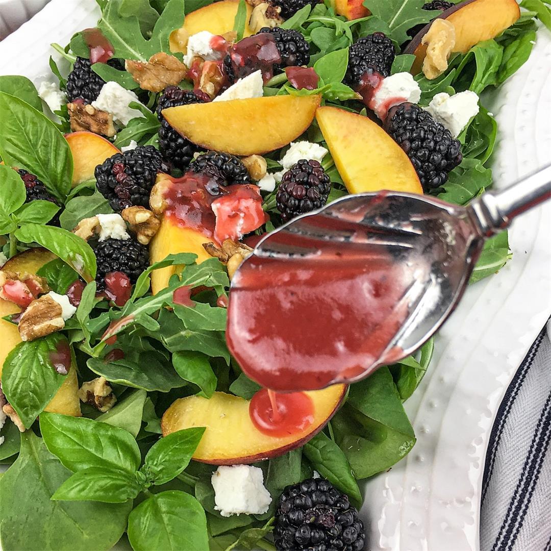 Peach Blackberry Salad: Easy Recipe