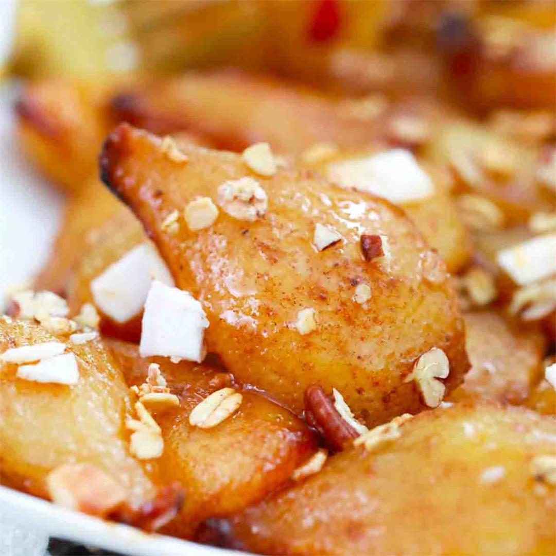 Caramelized Air Fryer Pears