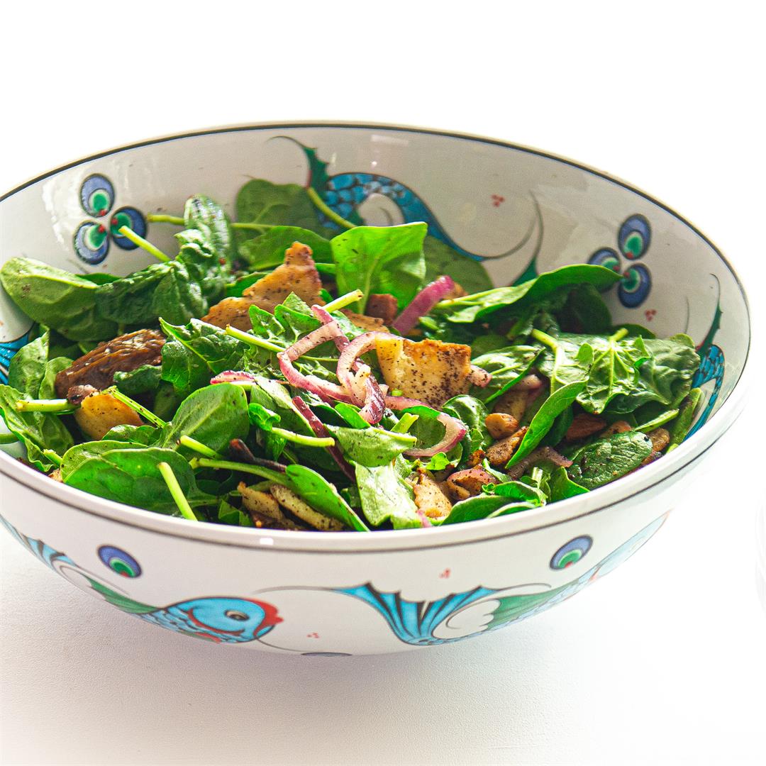 Mediterranean Spinach Salad