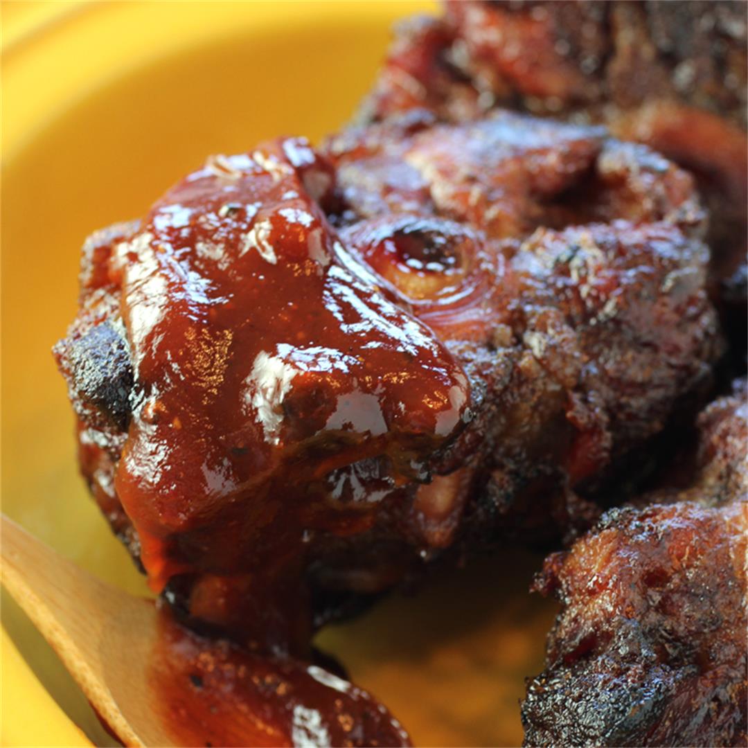 Matt Horn's Smoked Oxtails with Sweet Barbecue Sauce