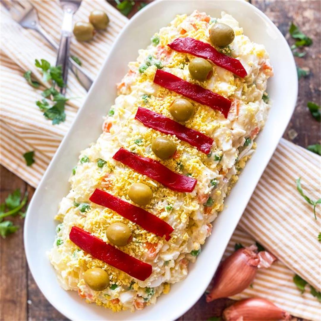 Hands-Down the BEST Potato Salad EVER | Ensaladilla Rusa