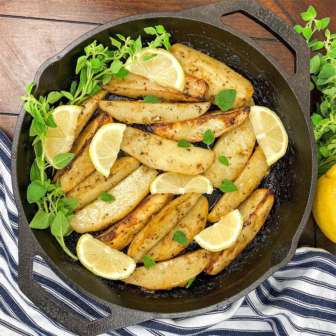 Roasted Greek-Style Lemon Potatoes Recipe