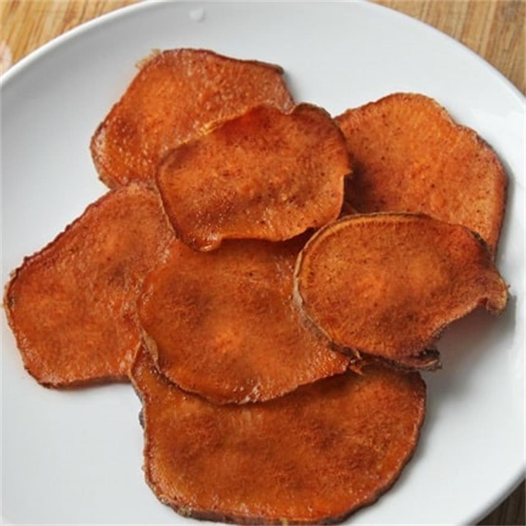 Cinnamon Sugar Sweet Potato Chips