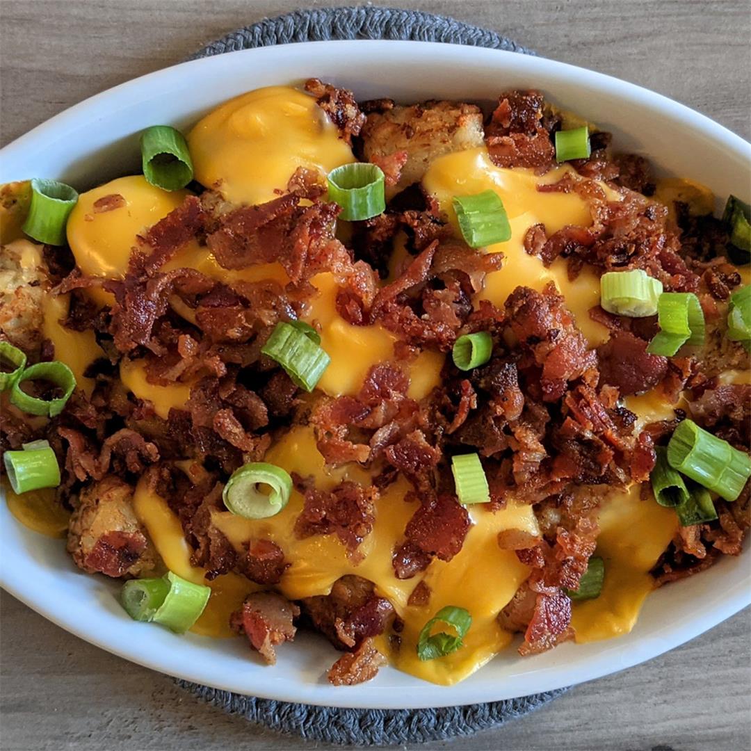 Bacon Cheese Loaded Tater Tots