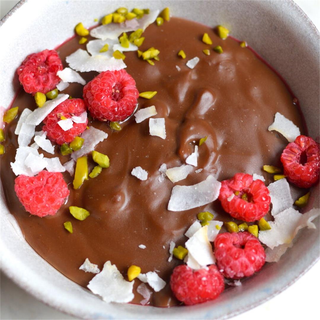 Chocolate Arrowroot Pudding