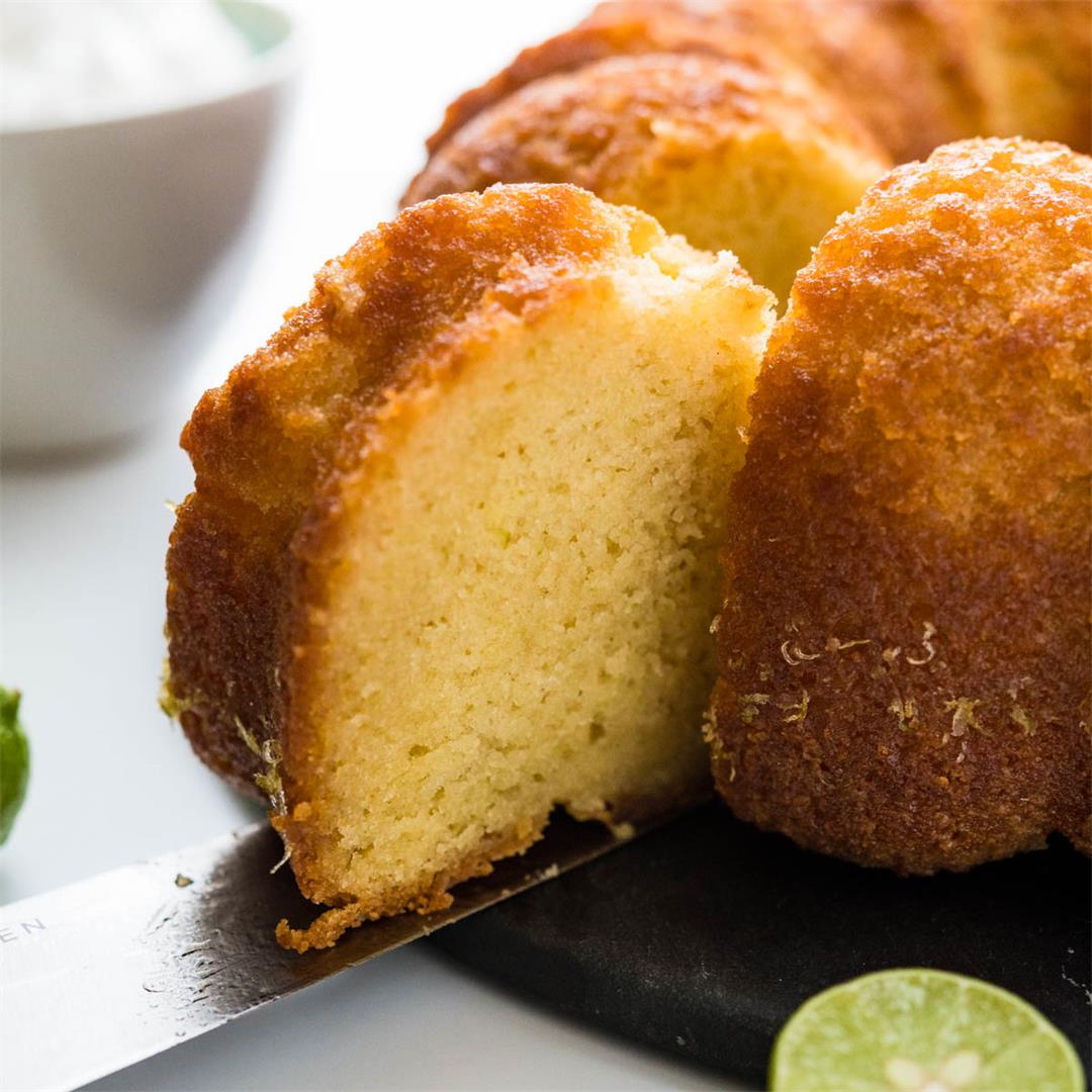 Incredible Key Lime Cake with Rum