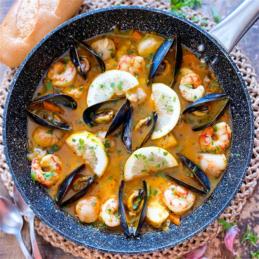 The ULTIMATE Seafood Skillet | Easy ONE-PAN Recipe