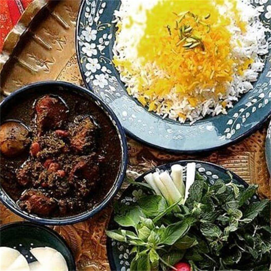 Ghormeh Sabzi Recipe (Persian Herb Stew)