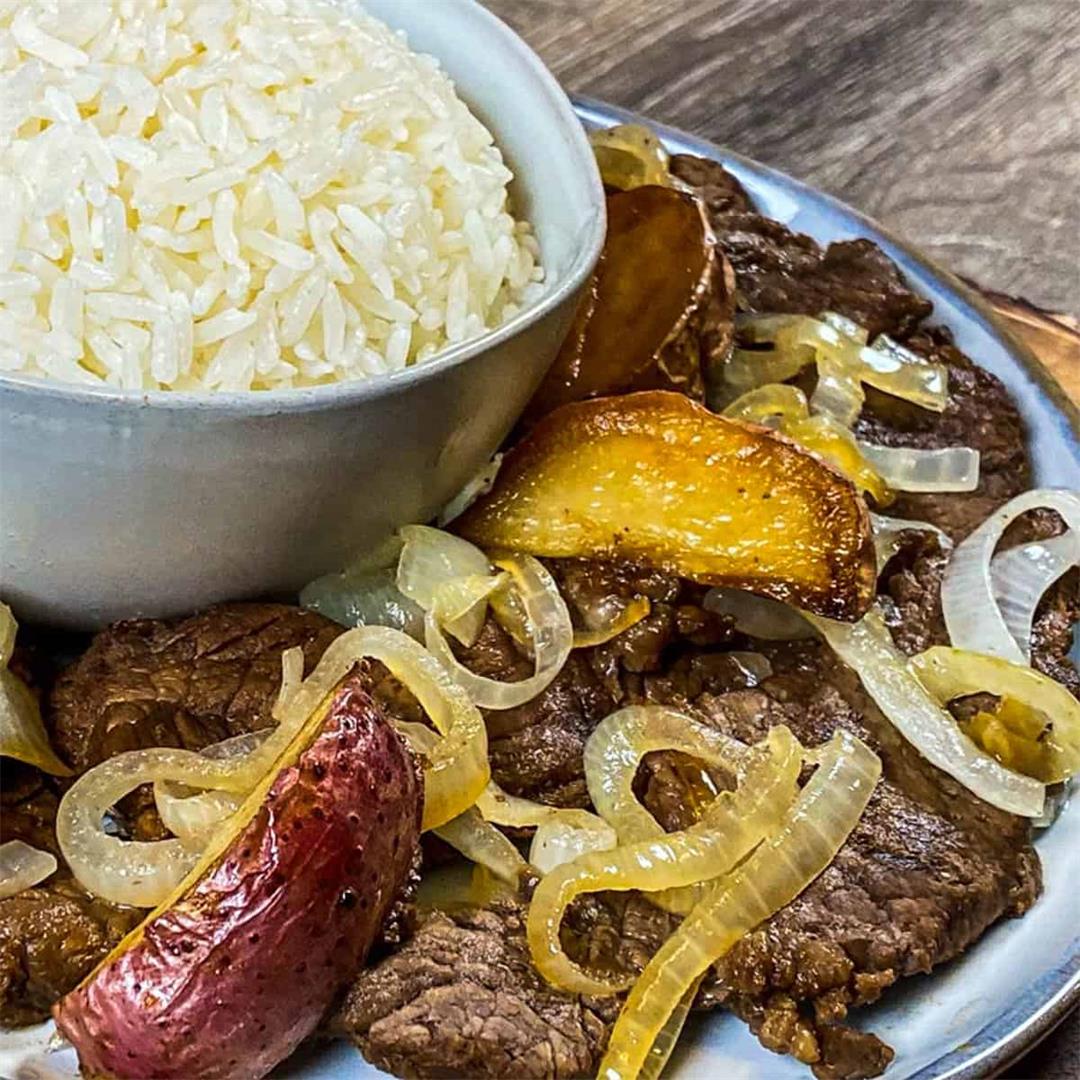 Filipino Beef Steak (Bistek)