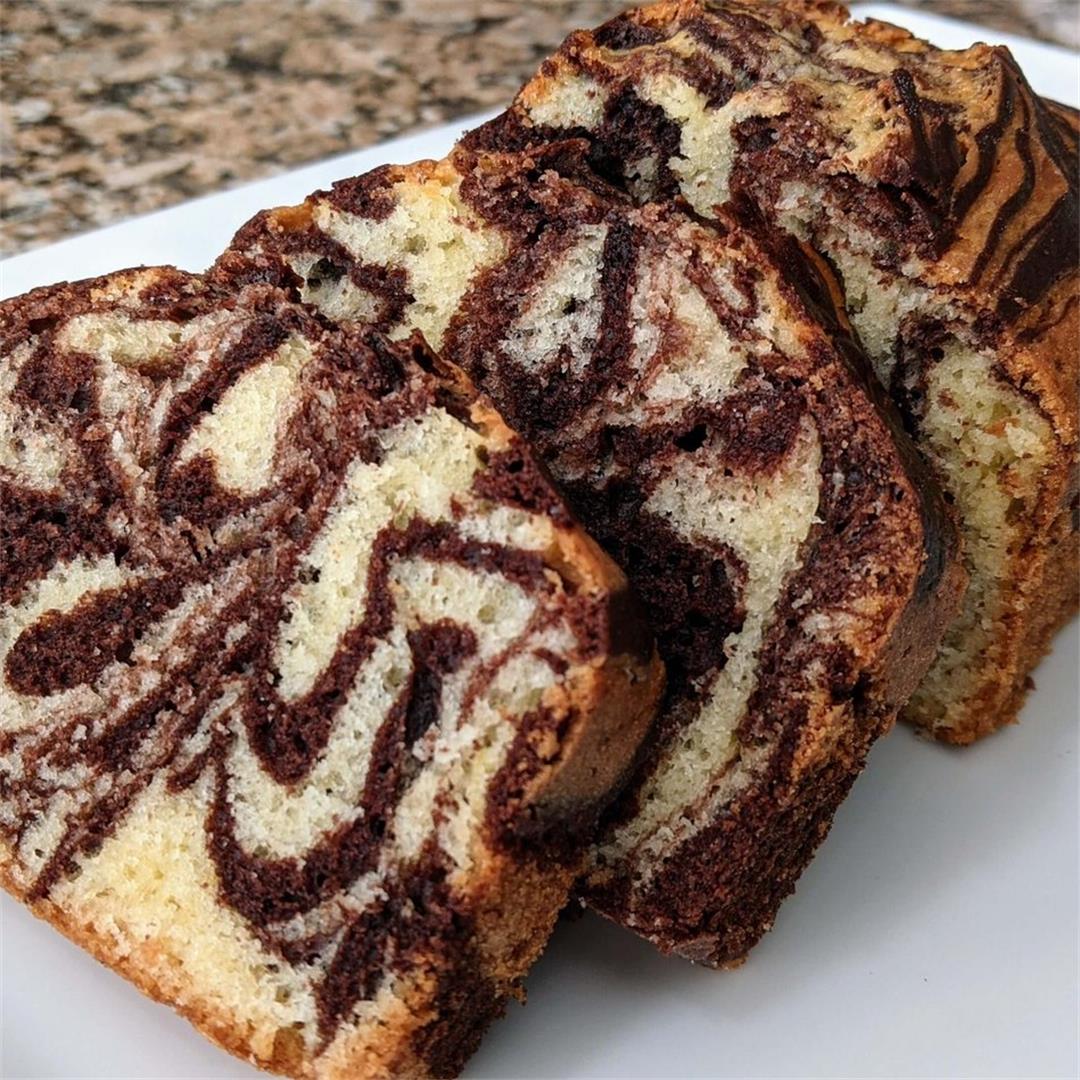 Marble Pound Cake — Geeky Bakehouse