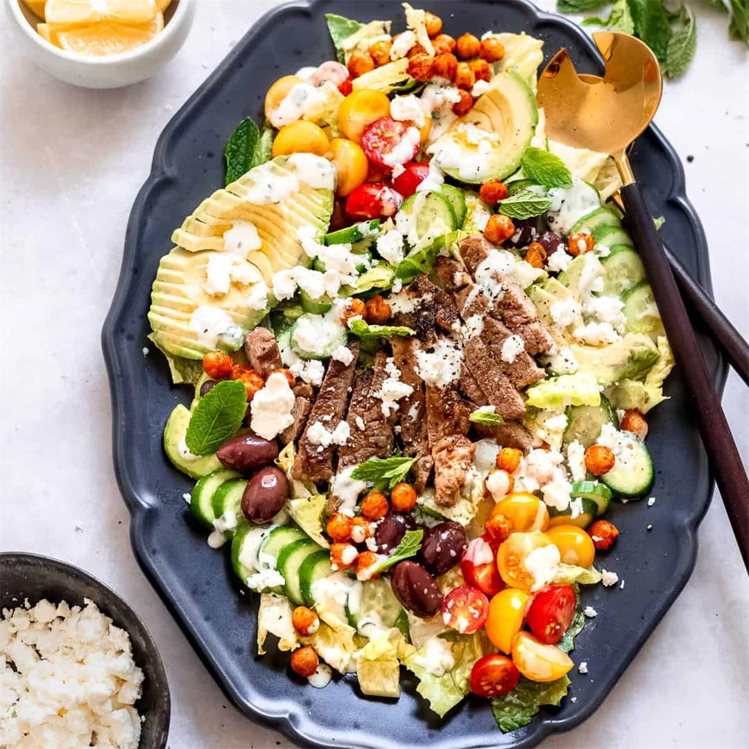 The Best Easy Greek Gyro Salad