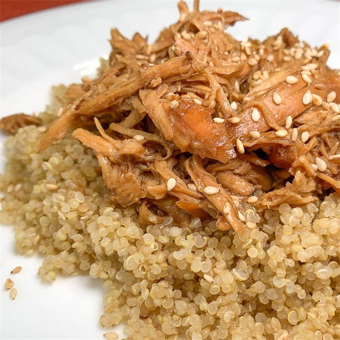 Slow Cooker Honey Chicken with Quinoa