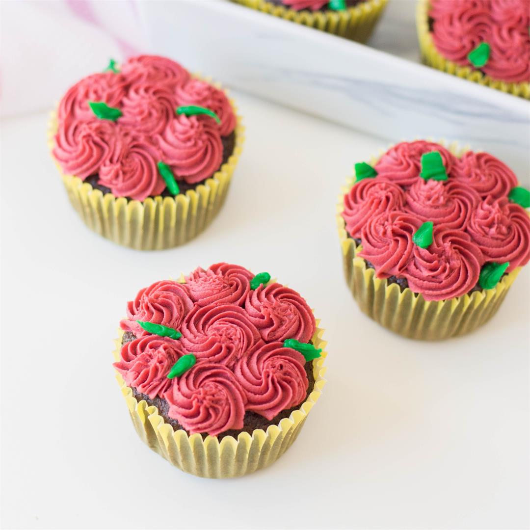 Rosette Cupcakes - Cake Mix Recipes