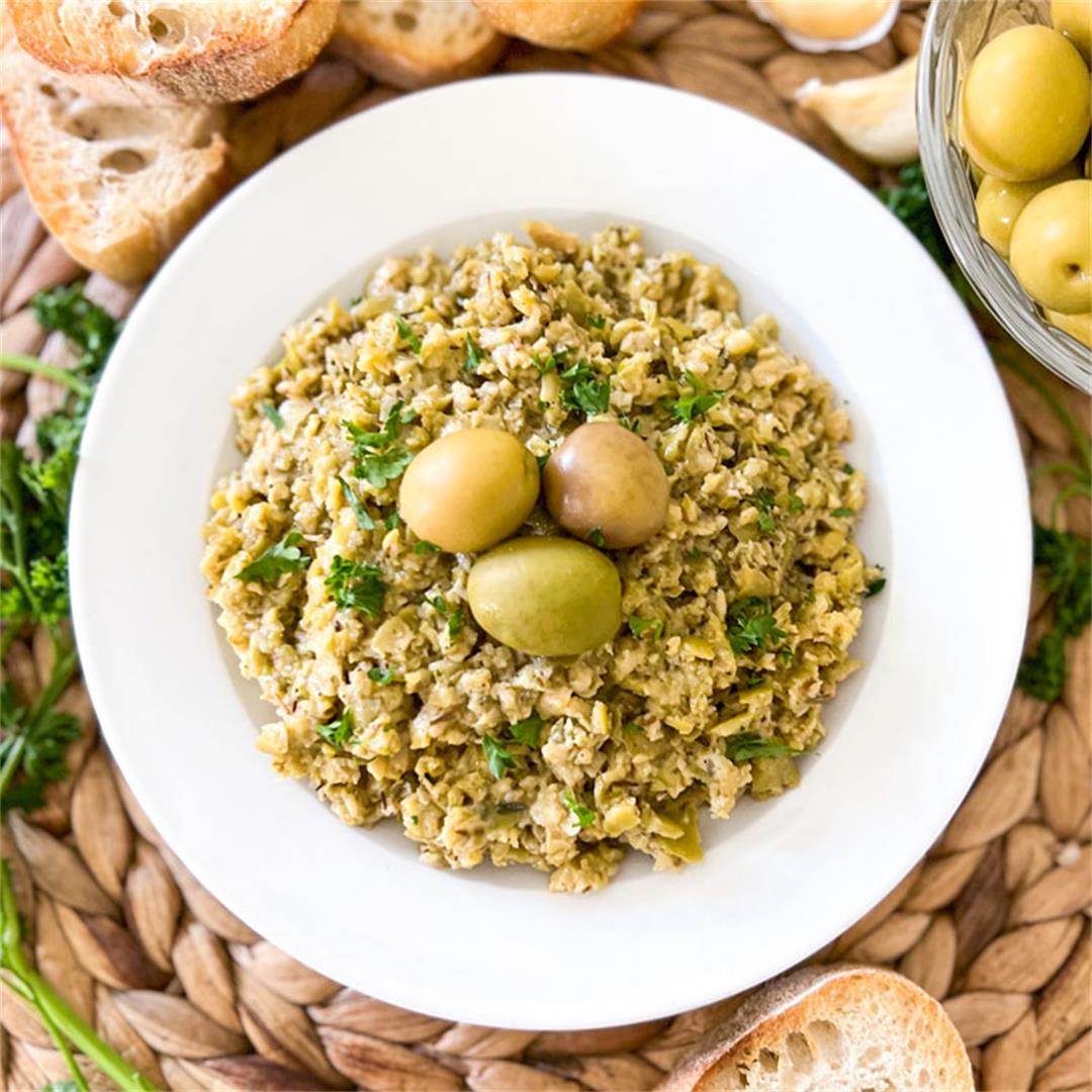 AMAZING Olive Tapenade in Just 5 Minutes! Spanish Olive Pate