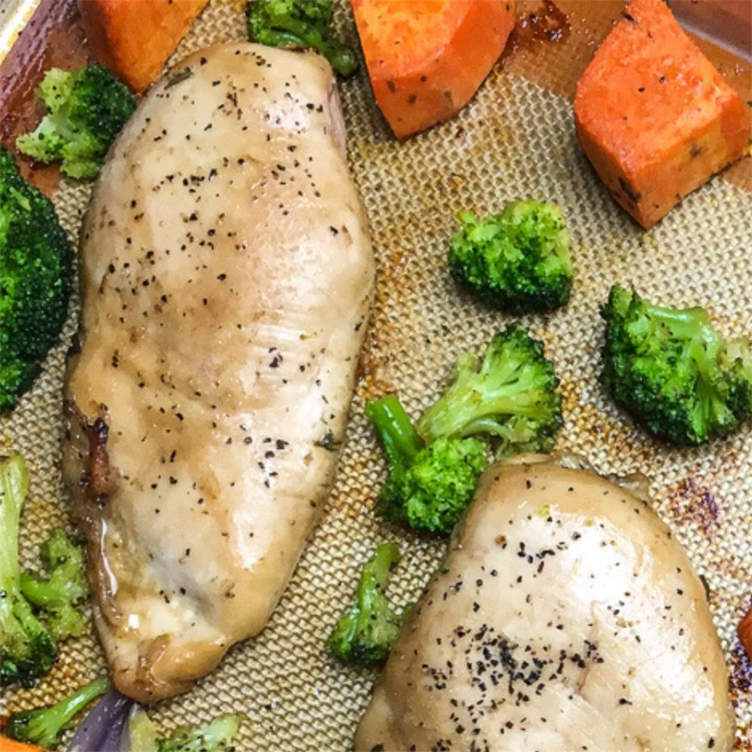 Balsamic Chicken Breasts Recipe: Made in a Sheet Pan and So Eas