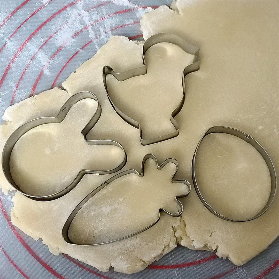 Rolled, Cut Out Sugar Cookies For Decorating