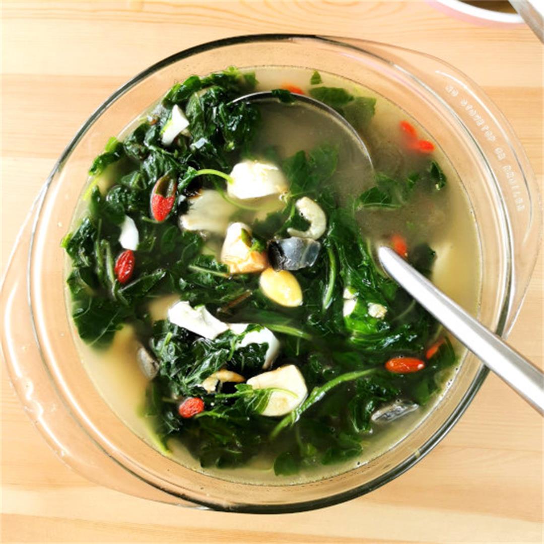 Chinese spinach soup -How to make it from scratch