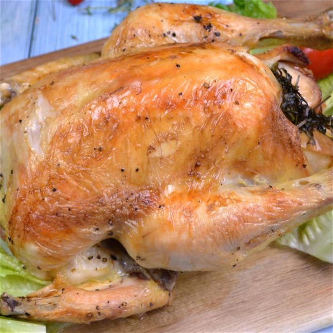 Easy Roasted Free-Range Chicken-With a Lot of Aromas