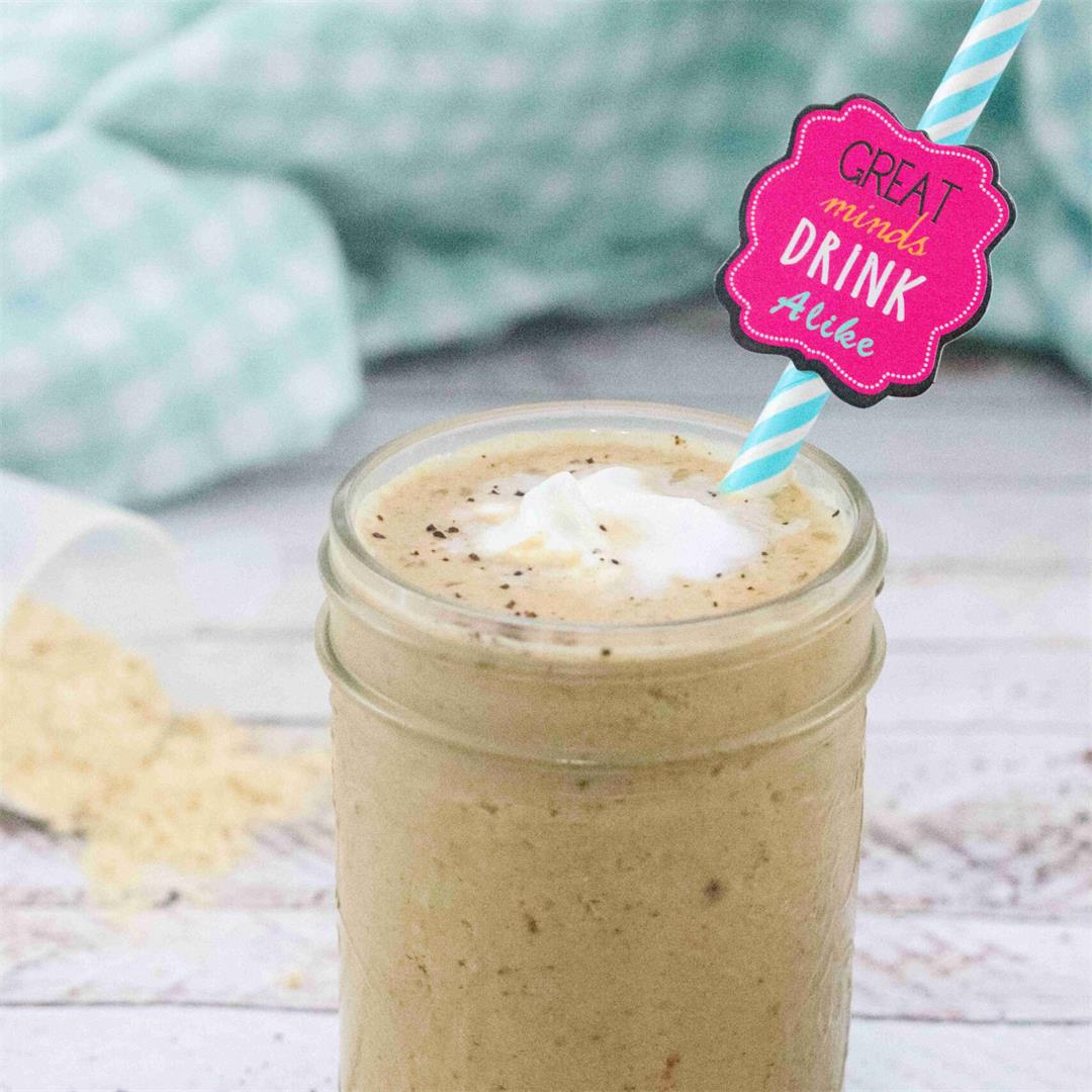 Dairy Free Iced Coffee Protein Shake (24g protein)