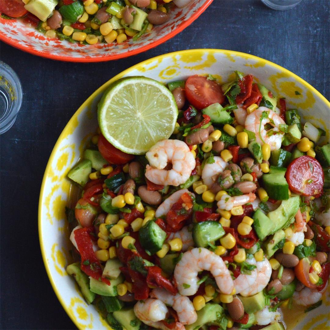 Spicy Mexican Shrimp Salad — Tasty Food for Busy Mums