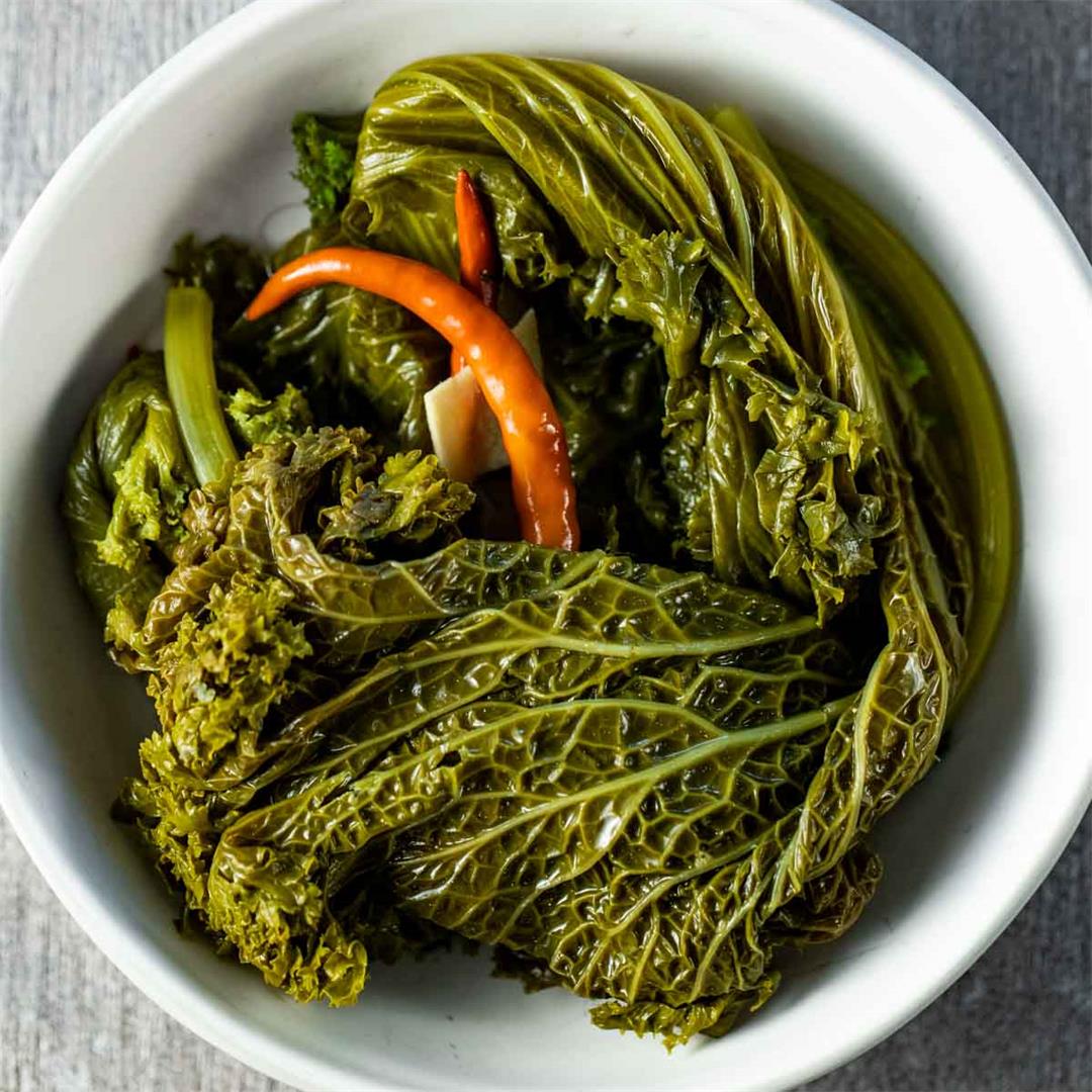 Chinese Pickled Mustard Greens