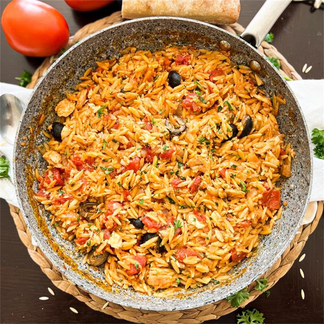 One-Pan Orzo with Tuna & Tomatoes | Budget-Friendly Recipe