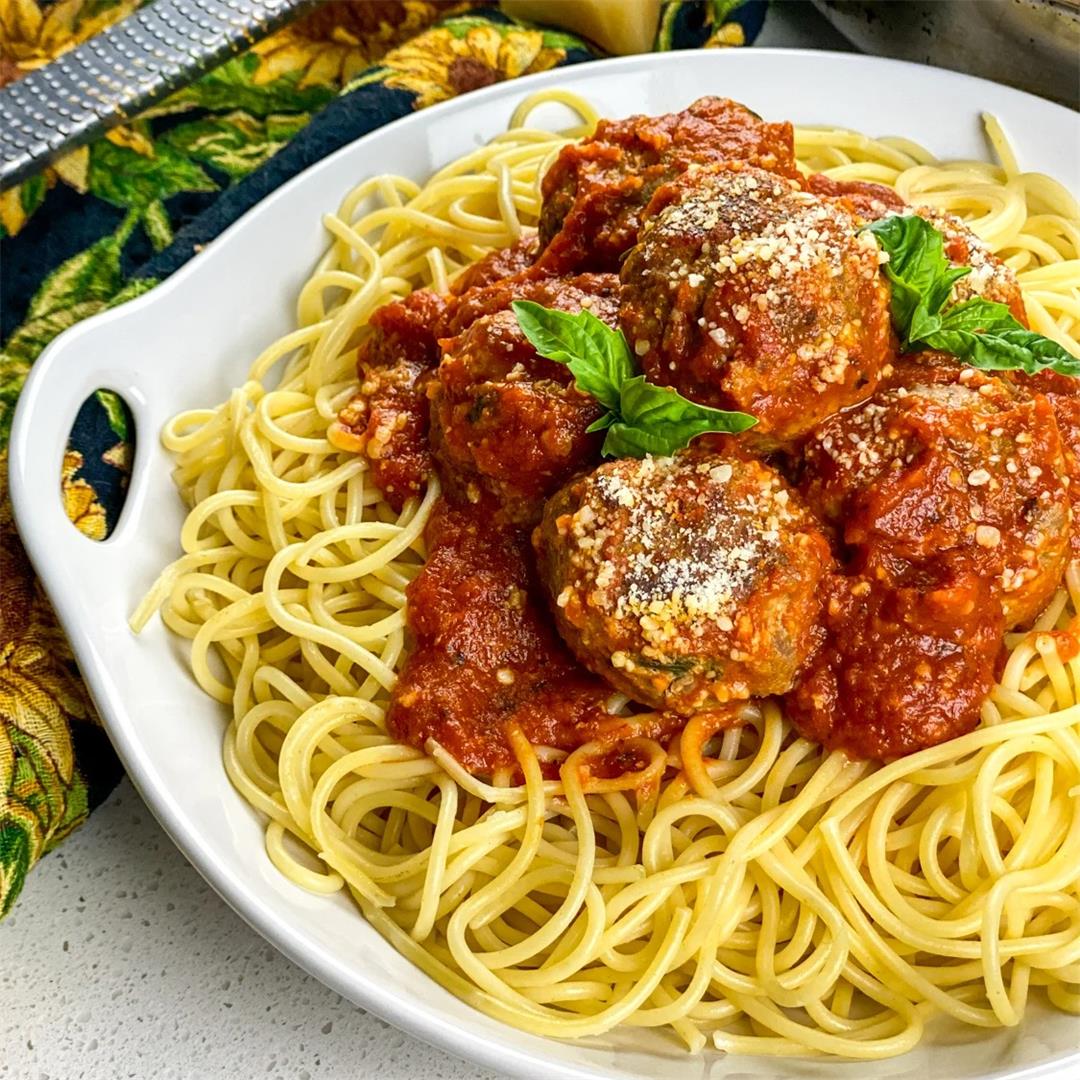 Best Spaghetti with Homemade Meatballs Recipe