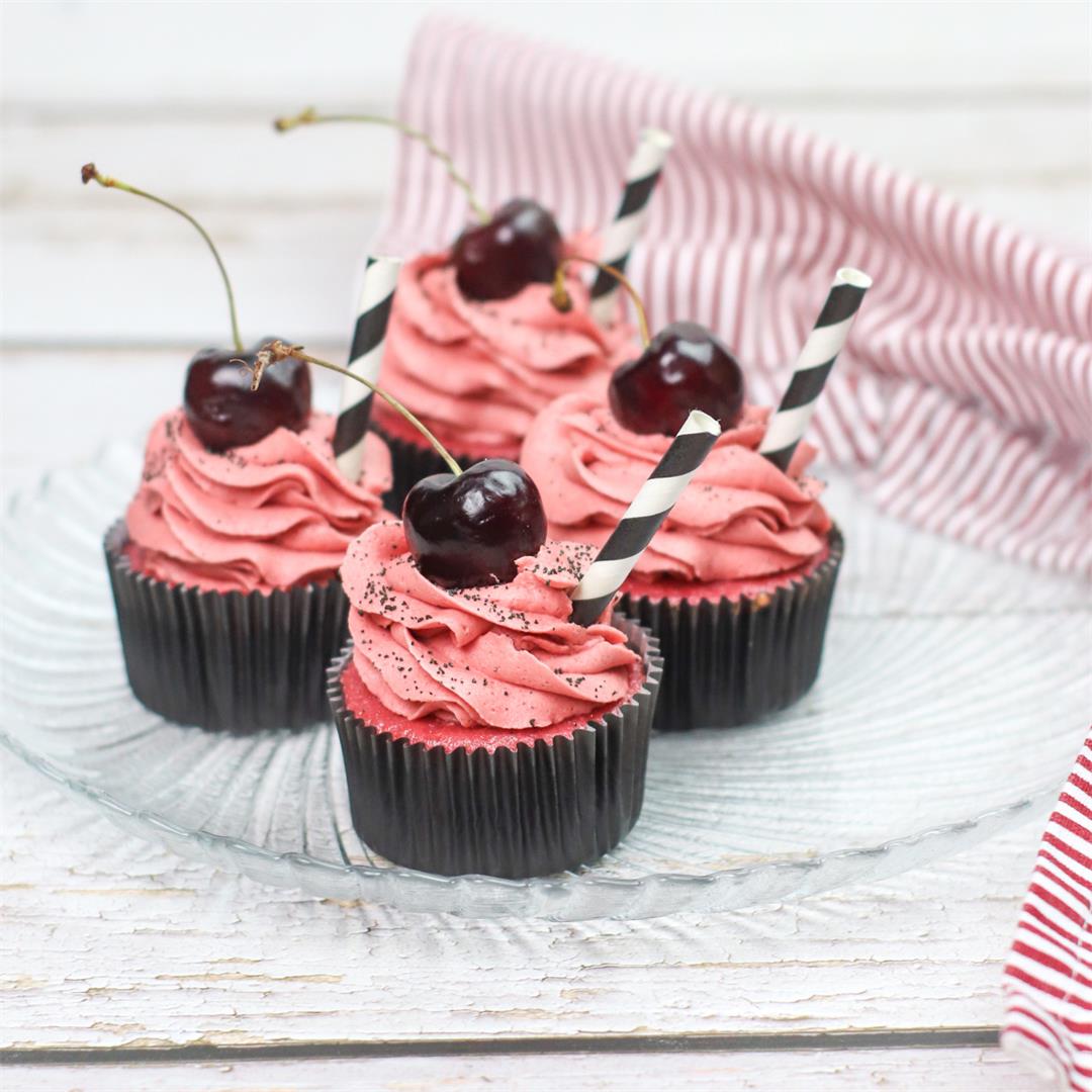 Black Cherry Cupcakes