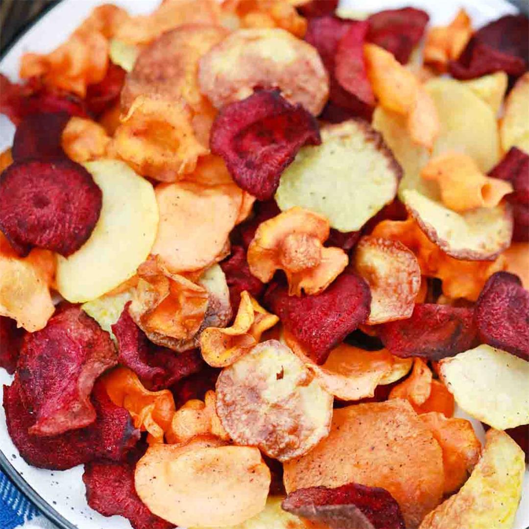 Air Fryer Veggie Chips Recipe