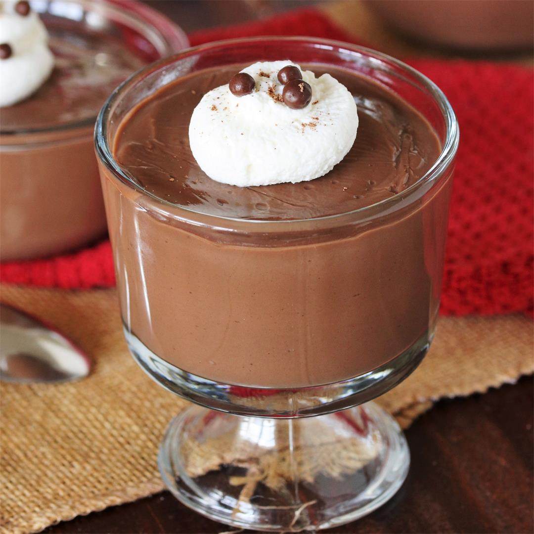 Homemade Chocolate Pudding from Scratch