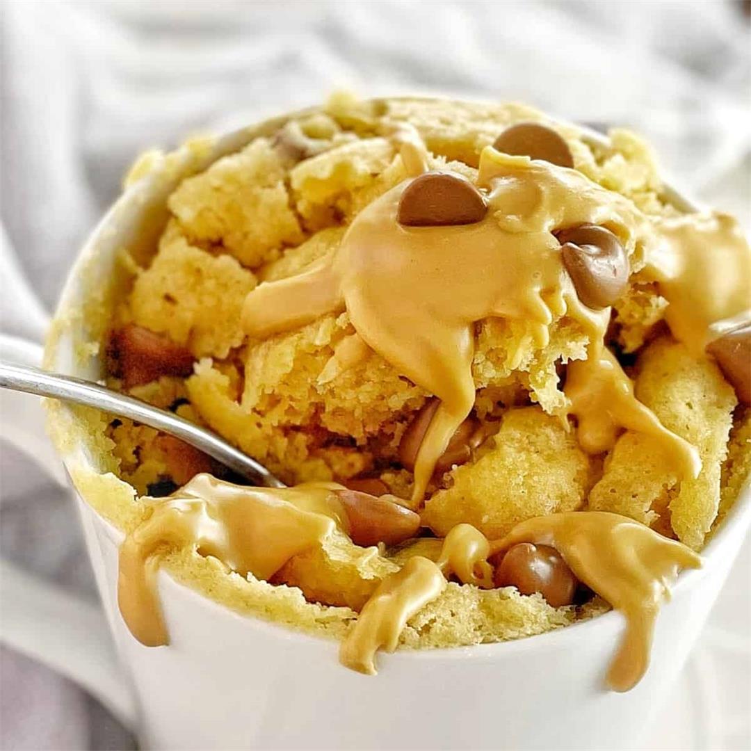 Peanut Butter Mug Cake (With Video) · Chef Not Required...