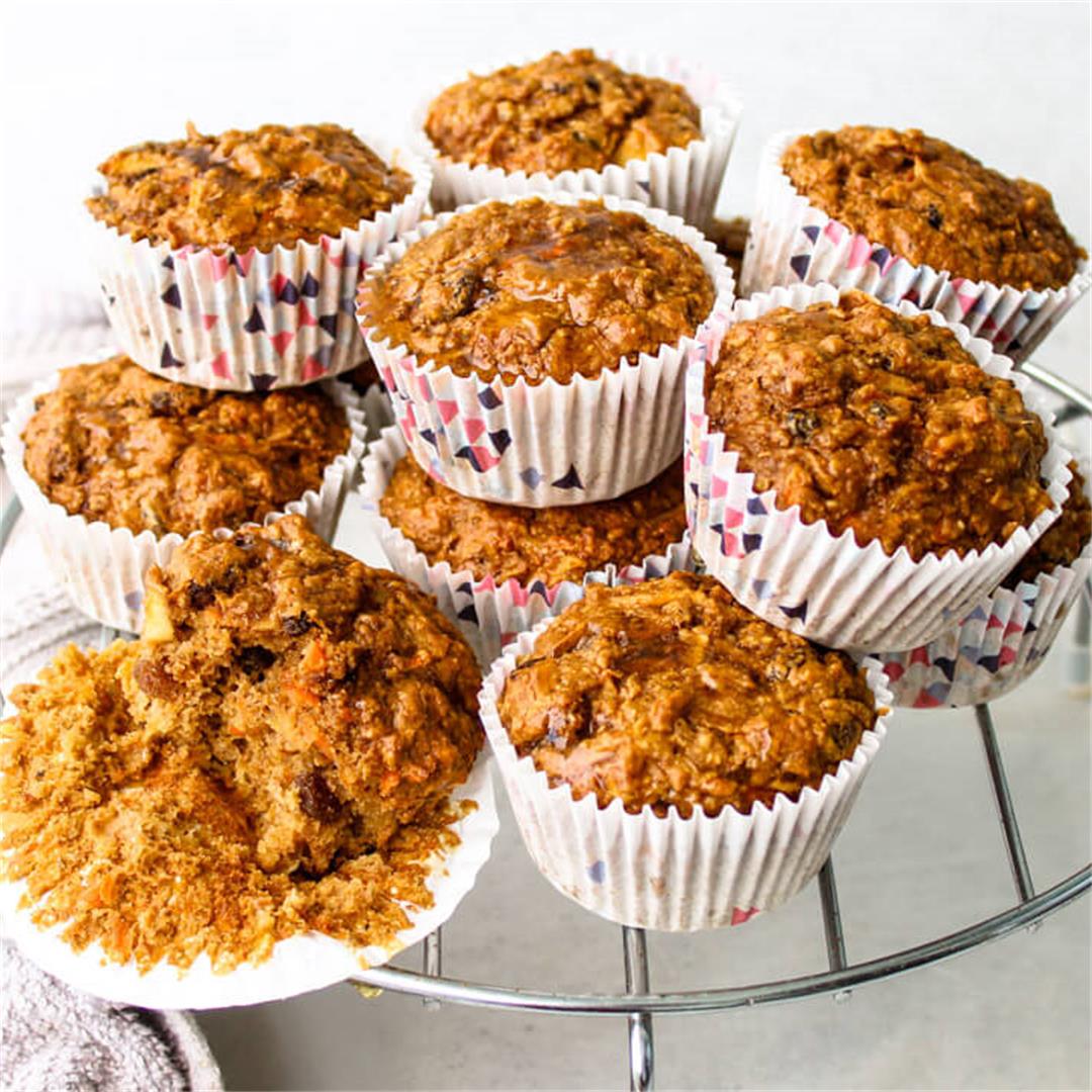 HEALTHY Morning Glory Muffins