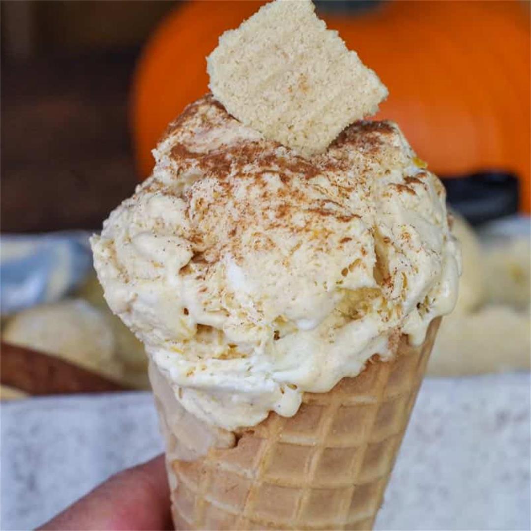 Pumpkin Pie Ice Cream (no churn)