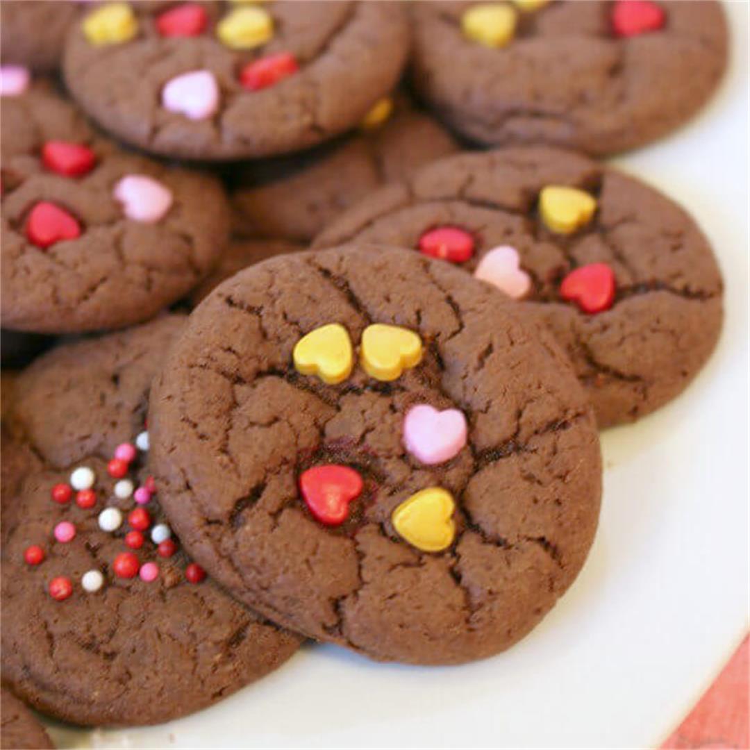 Valentine Cake Mix Sugar Cookies