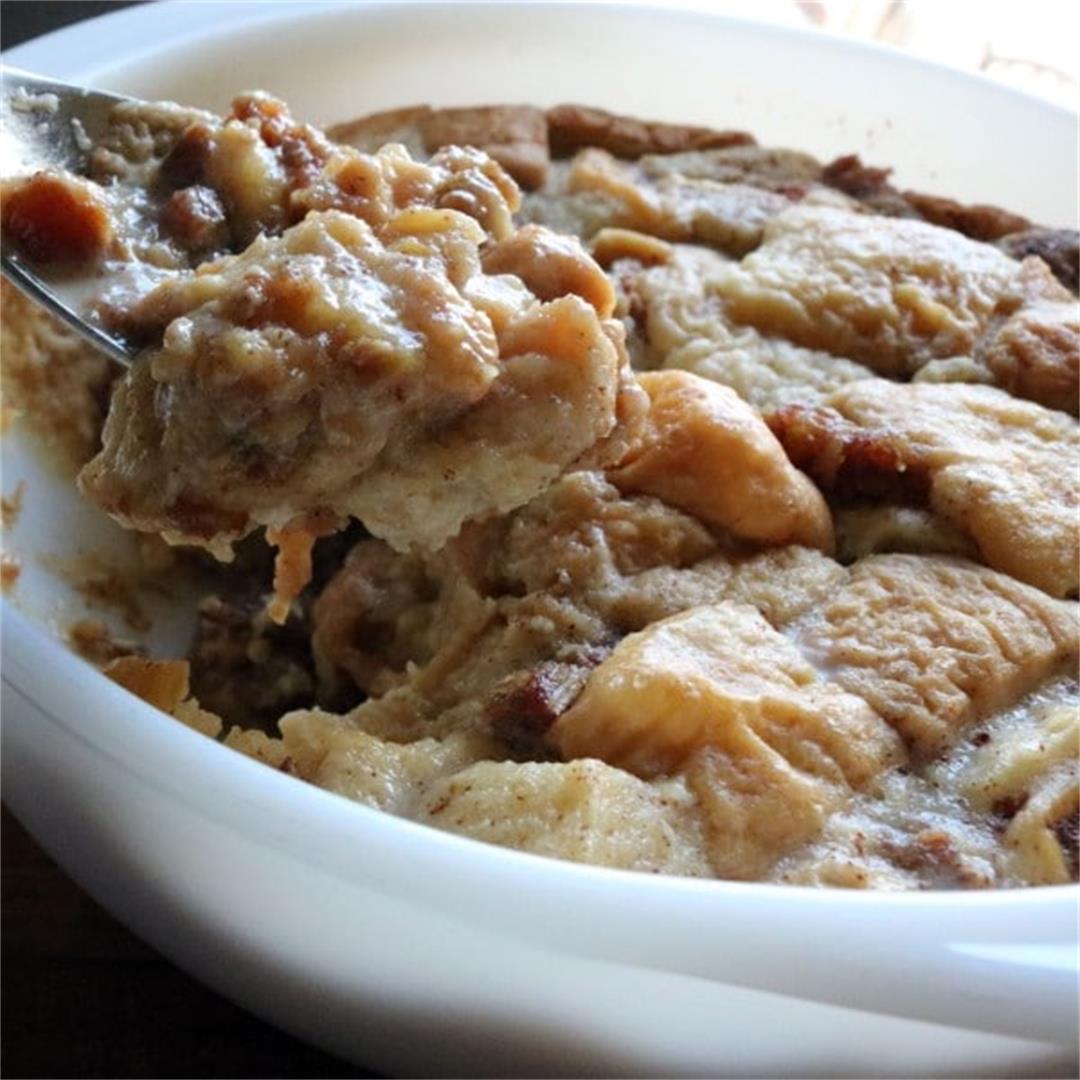 The Very Best Slow Cooker Bread Pudding
