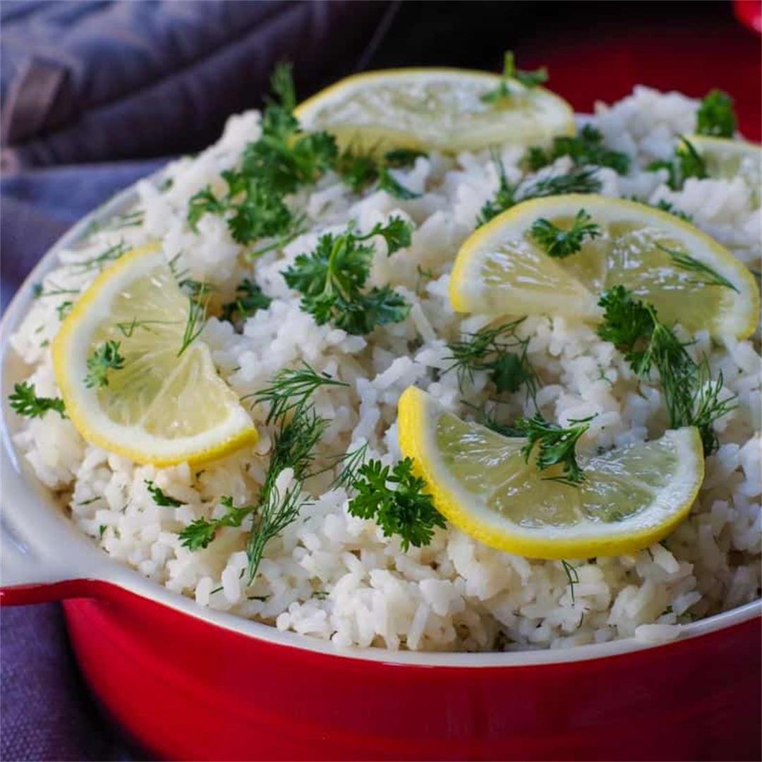 Easy Greek Rice (with lemon)