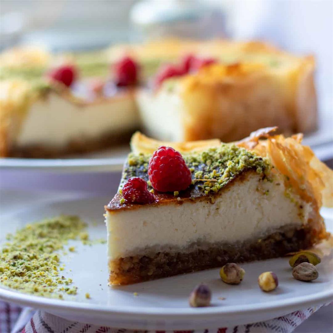 The BEST Baklava Cheesecake