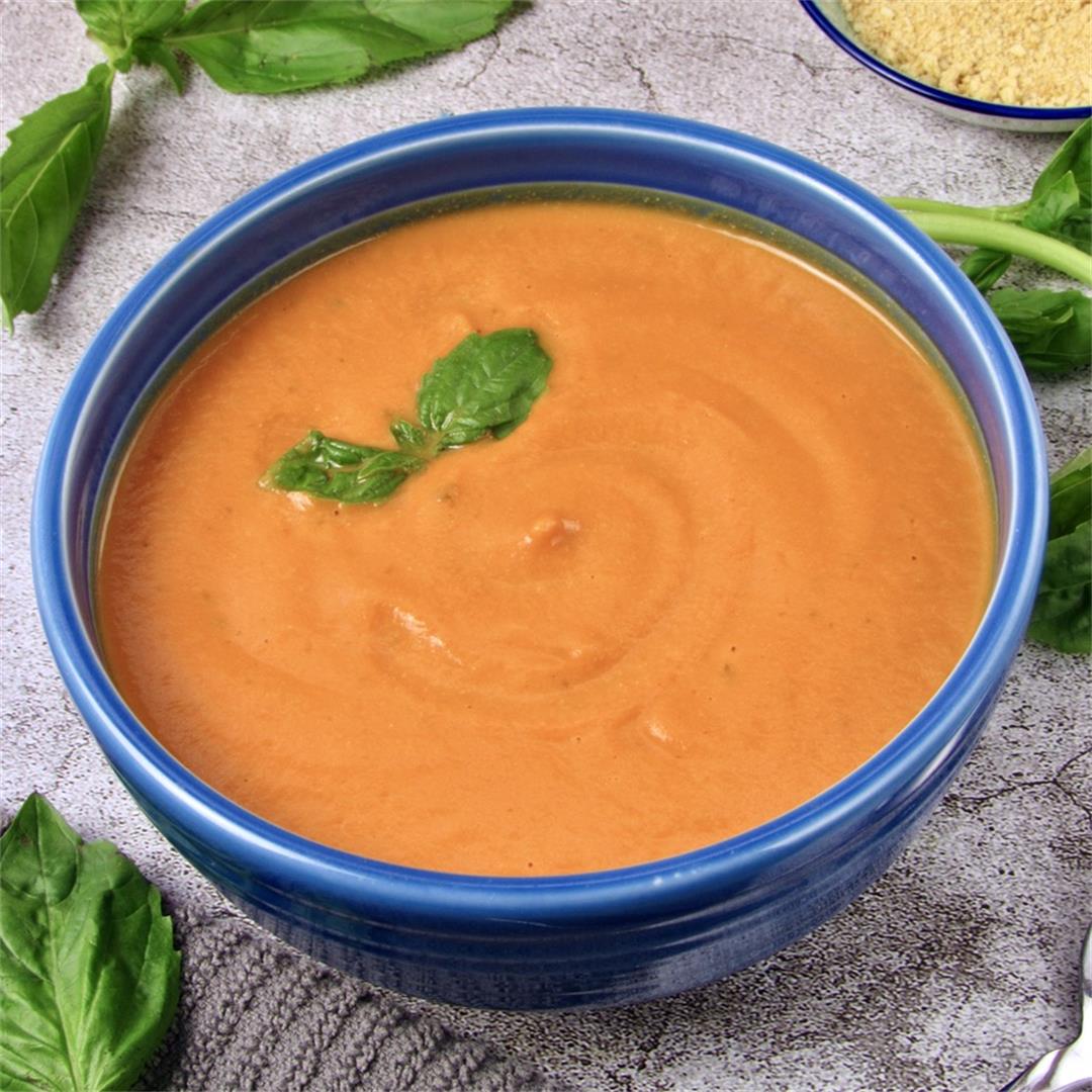 Vegan Tomato Basil Soup