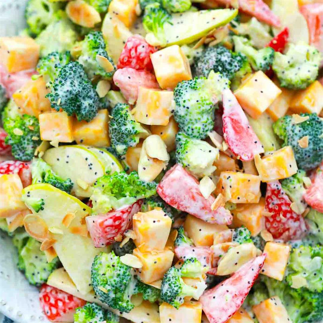 Strawberry Broccoli Salad Recipe