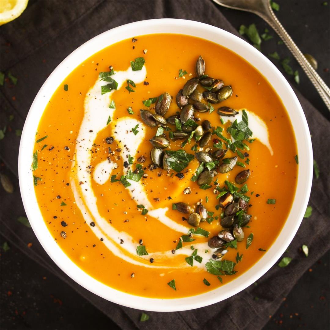 Easy Carrot Pumpkin Soup
