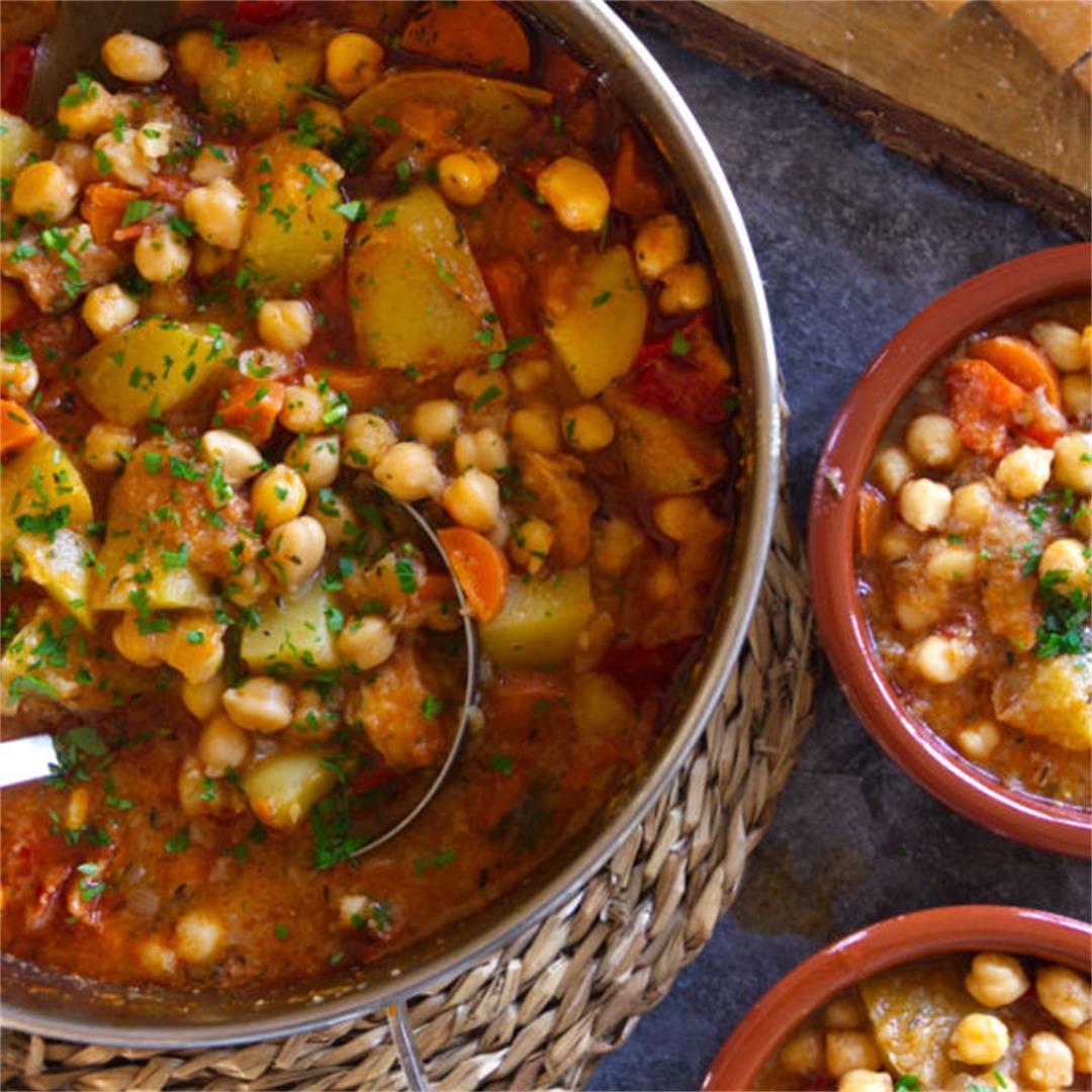Chickpea Stew (Spanish Potaje de Garbanzos) Vegan/GF